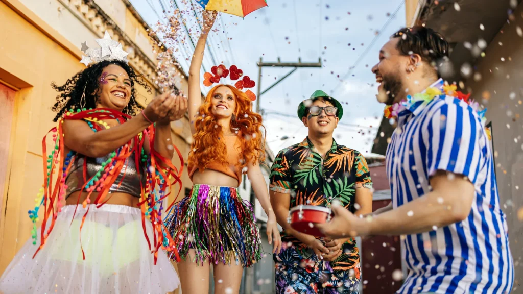 Anuncio publicitario digital para los carnavales diseñado por Canal Mira en Canarias.